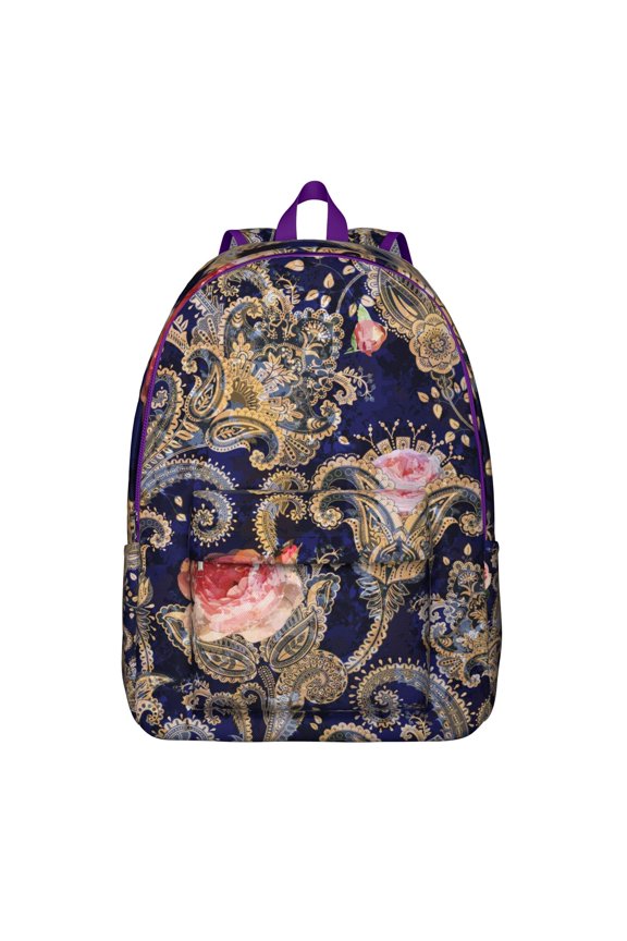 The Packable Paisley Backpack - Bohemian Style for Every Occasion, Surprisingly Spacious Interior, Gift for the Student Who is Always Prepared
