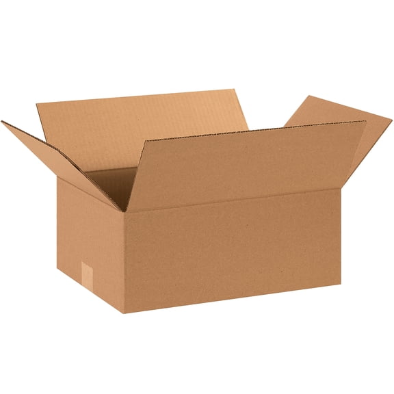 The Packaging Wholesalers 15" x 11" x 6" Shipping Boxes 32 ECT Brown 25/Bundle (15116) BS151106