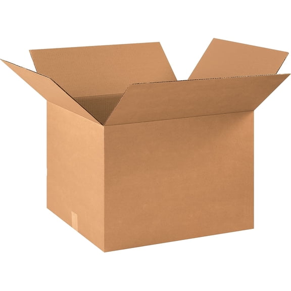 The Packaging Wholesalers 22" x 18" x 16" Shipping Boxes 32 ECT Brown 20/Bundle (BS221816)