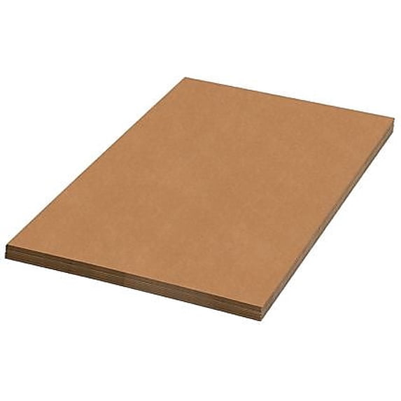 The Packaging Wholesalers 24" x 48" Staples Corrugated Sheet 5/Bundle (BSSP2448)