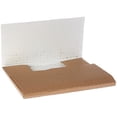 thumbnail image 1 of The Packaging Wholesalers ( 50 ) 12 1/8 x 9 1/8 x 2" White Multi-Depth Corrugated Book Fold (BSM2BK), 1 of 1