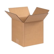 The Packaging Wholesalers 8 x 8 x 8 Shipping Boxes ECT Rated Kraft 80808