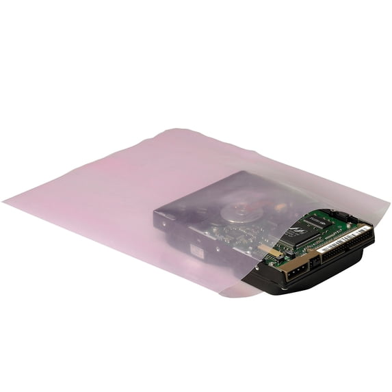 Office Depot® Brand 6-Mil Antistatic Flat Poly Bags, 16" x 24", Case Of 250