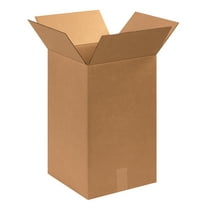 The Packaging Wholesalers Corrugated Boxes 12" x 12" x 20" Kraft 25/Bundle BS121220