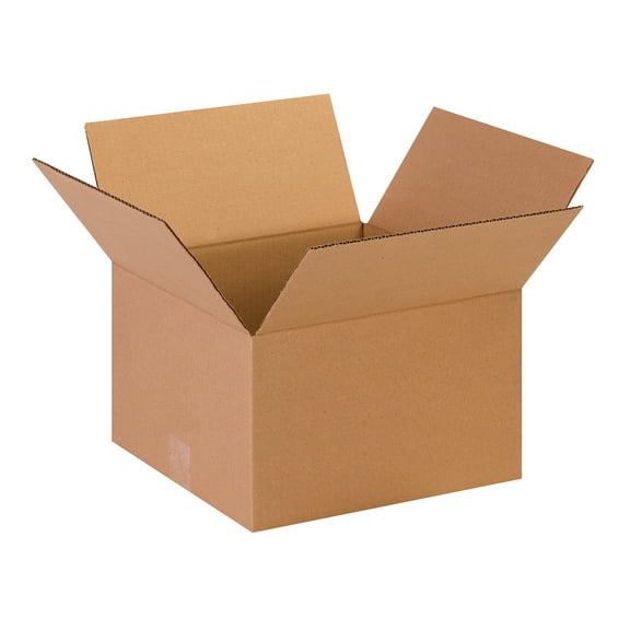 The Packaging Wholesalers Corrugated Boxes 13" x 13" x 8" Kraft 25/Bundle BS131308