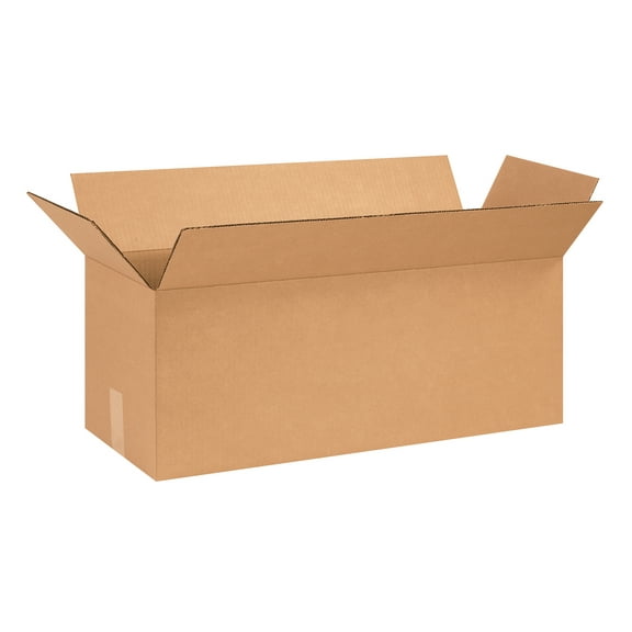 The Packaging Wholesalers Corrugated Boxes 26" x 10" x 10" Kraft 25/Bundle BS261010
