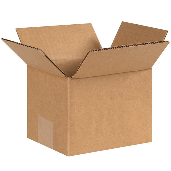 The Packaging Wholesalers Corrugated Boxes 6" x 5" x 4" Kraft 25/Bundle BS060504