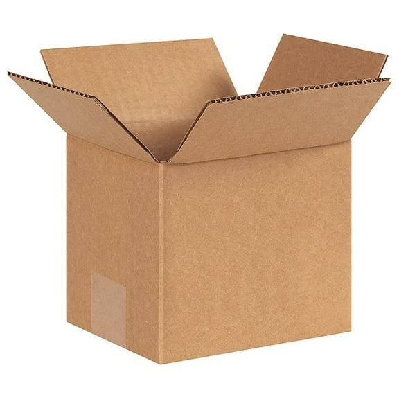 The Packaging Wholesalers Corrugated Boxes 6" x 5" x 5" Kraft 25/Bundle BS060505