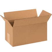 The Packaging Wholesalers Corrugated Kraft Box 12 x 6 x 6 - 25/Bundle 500/Bale BS120606