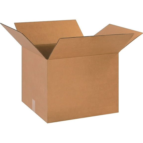 The Packaging Wholesalers Corrugated Kraft Box 18" x 16" x 14" - 25/Bundle 500/Bale BS181614