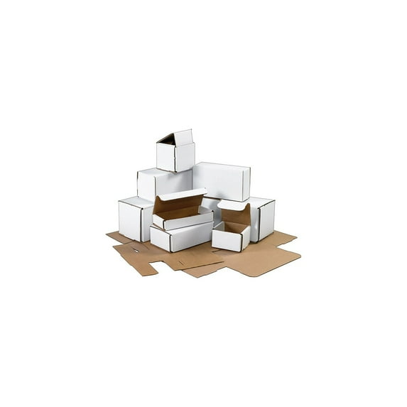 7 1/2" x 3 1/2" x 3 1/4" Corrugated Mailers 50/Bundle (MIBM5C)