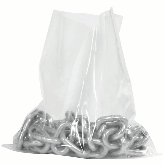 The Packaging Wholesalers Flat 1 Mil Poly Bags 16" x 36" Clear 1000/Case PB2364