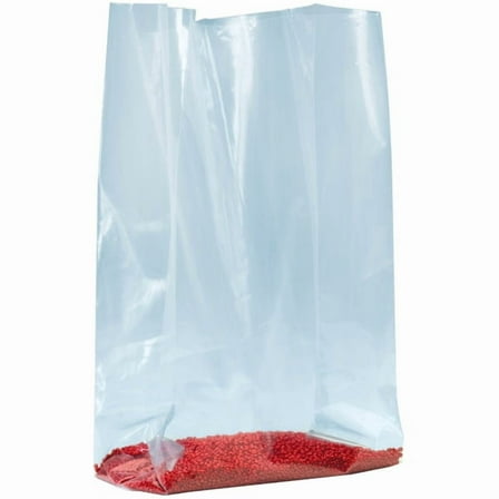 Office Depot® Brand 1.5-Mil Gusseted Poly Bags, 5 1/4"H x 2 1/4"W x 15"D, Case Of 500