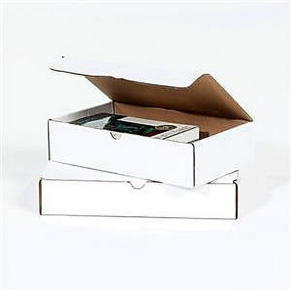 The Packaging Wholesalers Protective Literature Mailers 11 1/8" x 8 3/4" x 2 5/16" White BSM1182D