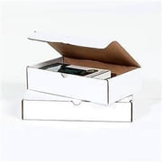 The Packaging Wholesalers Protective Literature Mailers 11 1/8" x 8 3/4" x 2" White BSM1182