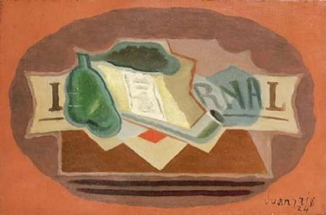 The Packet of Tobacco Canvas Art - Juan Gris (12 x 18)