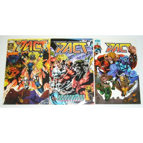 The Pact #1-3 VF/NM complete series Jim Valentino - Youngblood ; Image