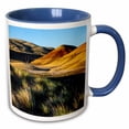 thumbnail image 1 of 3drose, the Painted Hills, John Day Fossil Beds Nm Near Mitchell, Oregon, Usa, 15oz Two-tone Blue Mug, 1 of 6