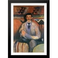 thumbnail image 1 of The Painter Jacob Bratland 28x40 Large Black Wood Framed Print Art by Edvard Munch, 1 of 2