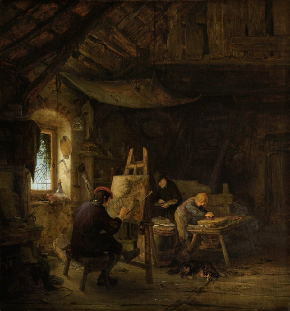 The Painters Studio Canvas Art - (18 x 24)