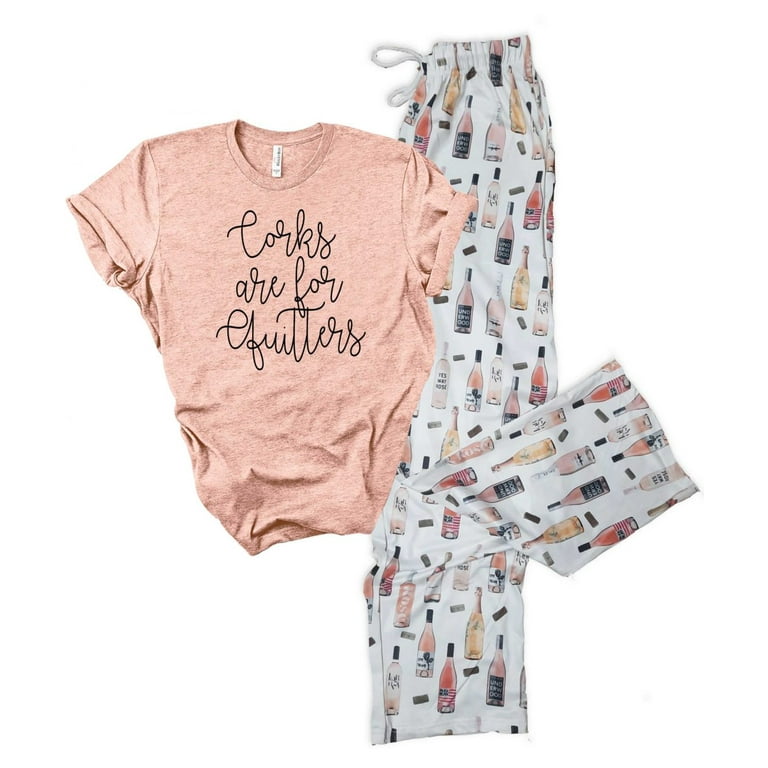 The Paisley Box Wine Pajama Set Wine Pajamas for Women