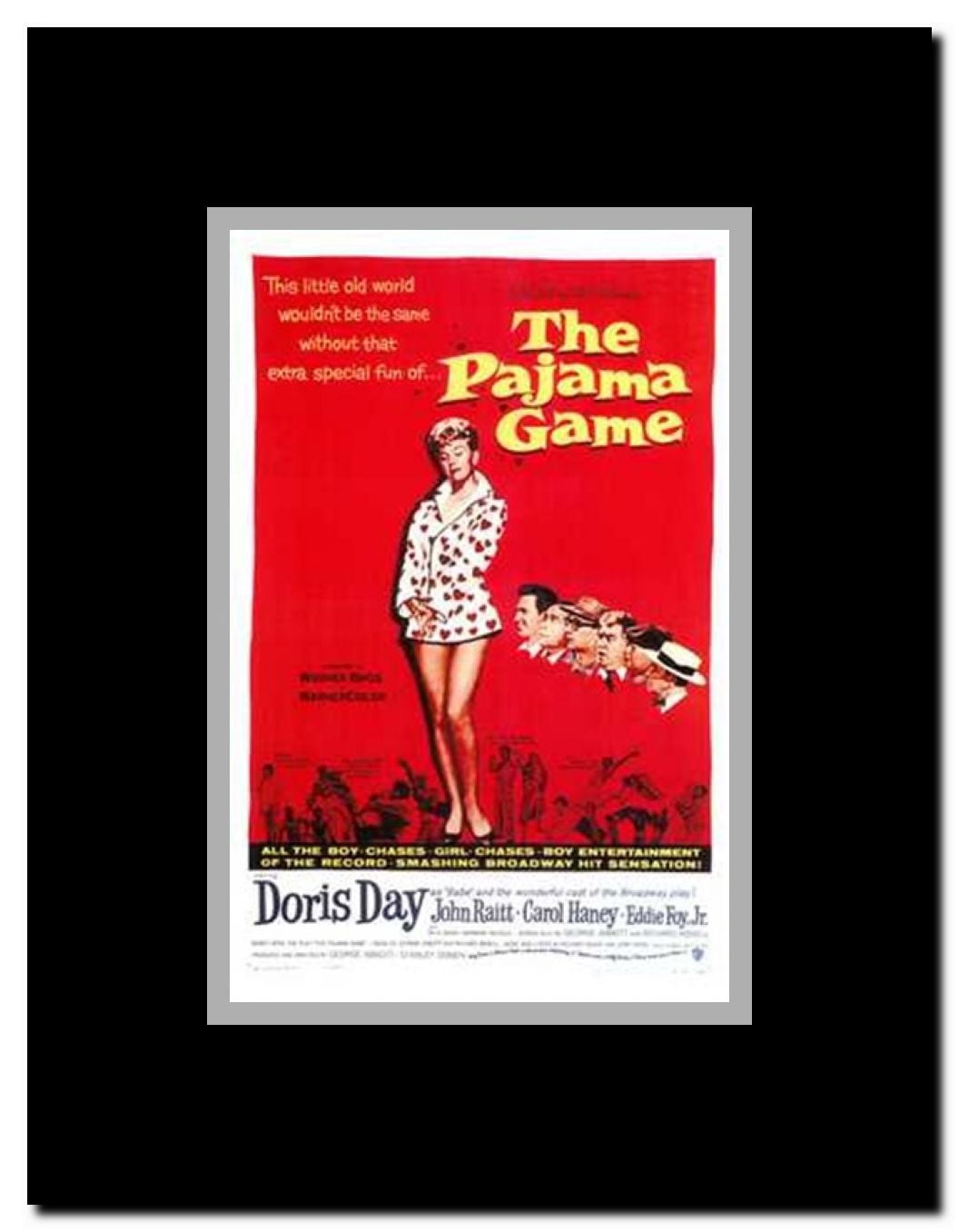 The Pajama Game Framed Movie Poster