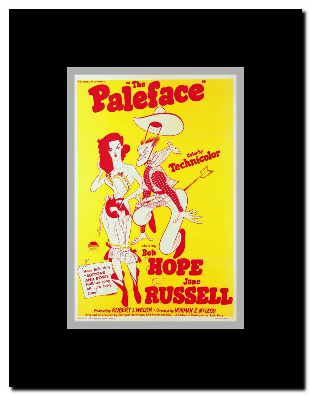The Paleface Framed Movie Poster