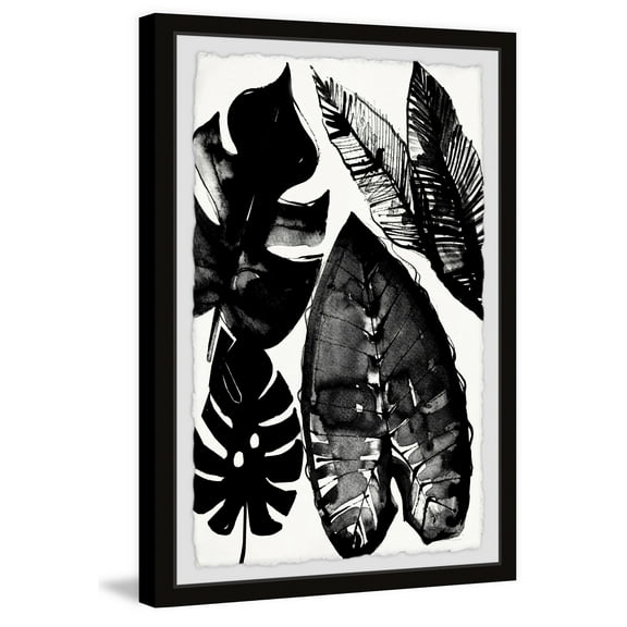 The Palm Leaves Framed Painting Print