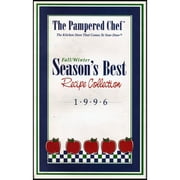The Pampered Chef Seasons Best Recipe Collection Fall / Winter 1996 Small Format Staple Bound Booklet