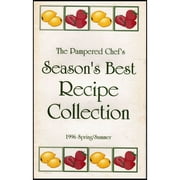 The Pampered Chef Seasons Best Recipe Collection Spring / Summer 1996 Small Format Staple Bound Booklet