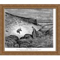 thumbnail image 1 of The Panther 34x28 Large Gold Ornate Wood Framed Canvas Art by Gustave Dore, 1 of 2