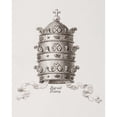 thumbnail image 1 of The Papal Crown Or Tiara. From The Cyclopaedia Or Universal Dictionary Of Arts, 1 of 2