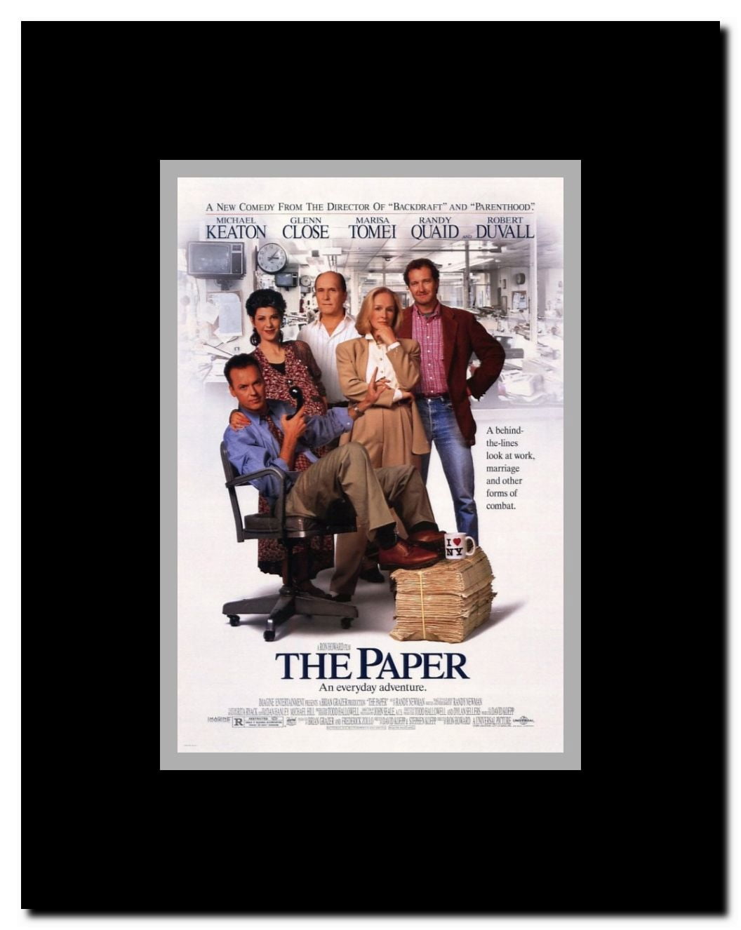 The Paper Framed Movie Poster