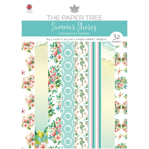 The Paper Tree Summer Shores A4 Decorative Papers