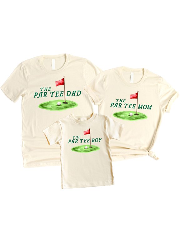 The Par Tee Boy or Girl Matching Family Birthday Shirts Par Tee Boy 4T - Sold Individually