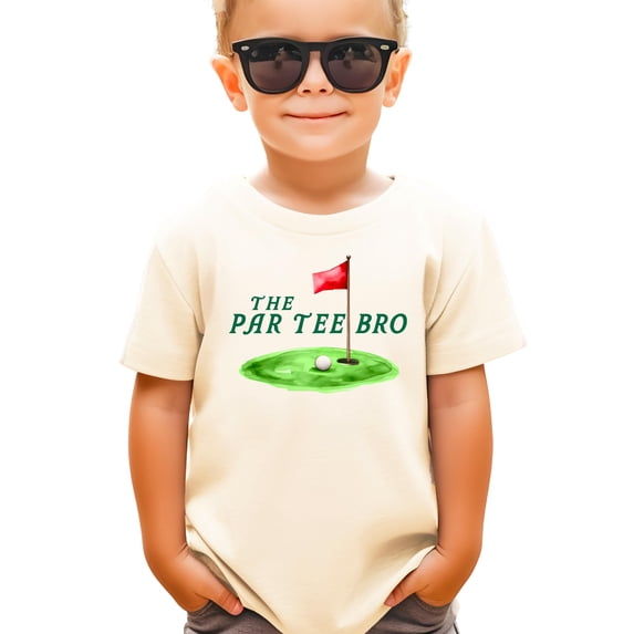 The Par Tee Boy or Girl Matching Family Birthday Shirts Par Tee Bro Youth Medium - Sold Individually