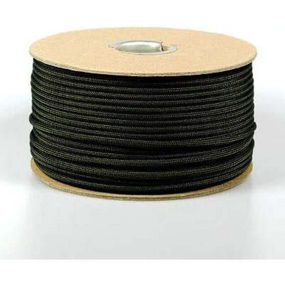 The Paracord Store Type III 550 cord for Active Outdoors, Heavy Duty Survival Cord for Fishing, Camping & More, Olive Drab