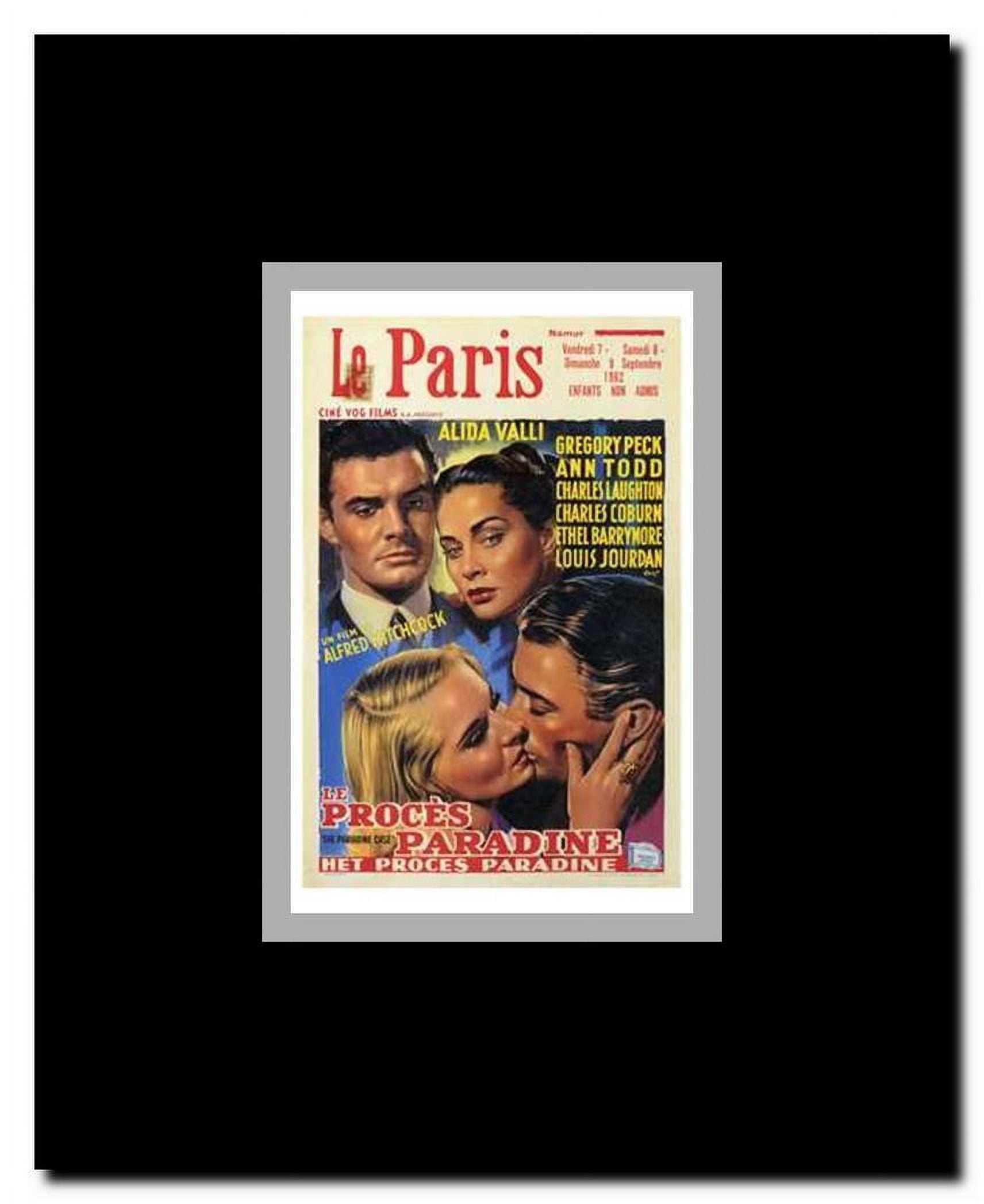 The Paradine Case Framed Movie Poster