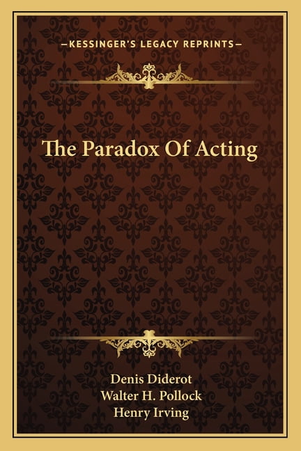The Paradox of Acting