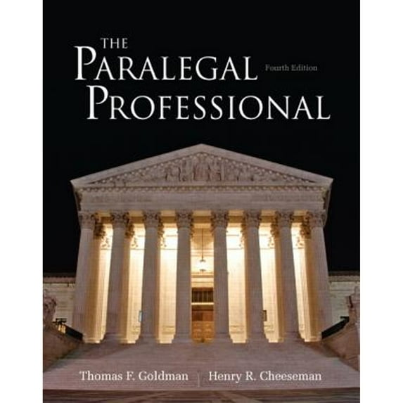 Pre-Owned The Paralegal Professional (4th Edition) (Paperback) 0132956055 9780132956055