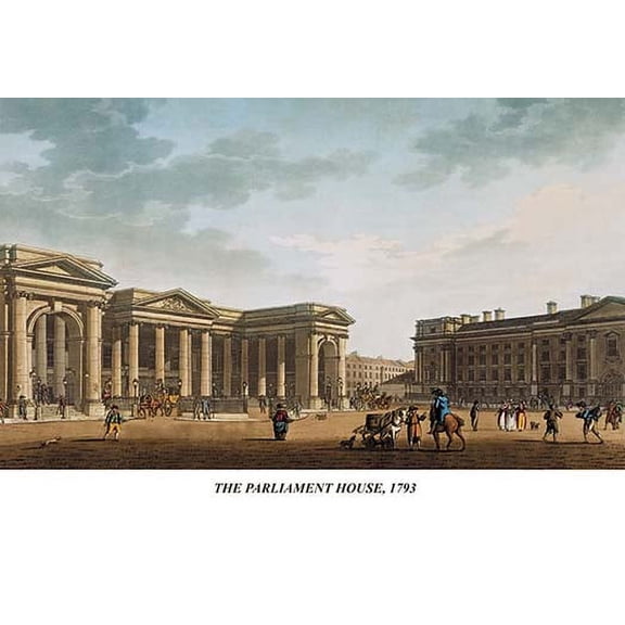 The Parliament House, 1793 Fine art canvas print (20" x 30")