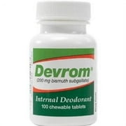 The Parthenon Co. DEVROM Tablets Internal Deoderant, Devrom Deod Tabs Oral, 1 EACH
