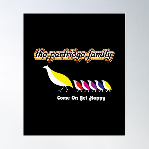 The Partridge Family Poster Wall Art, Modern Wall Decor For Living Room Bedroom, 8x12 UNFRAMED