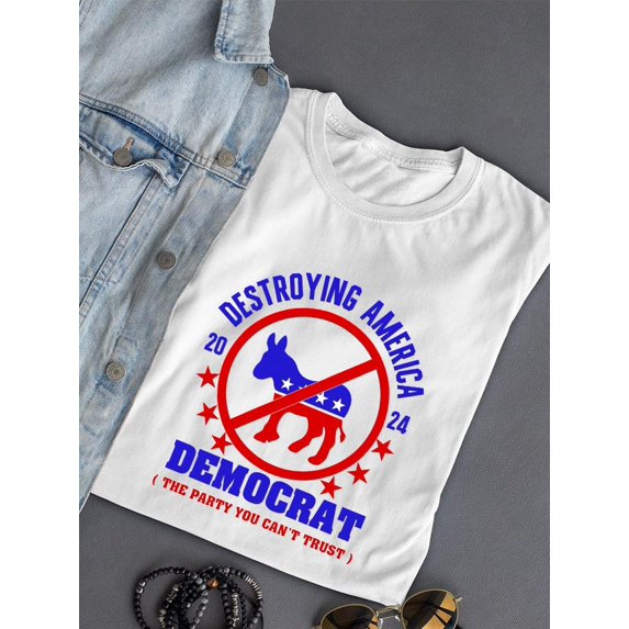 The Party You Can't Trust T-shirt Women's -SmartPrintsInk Designs