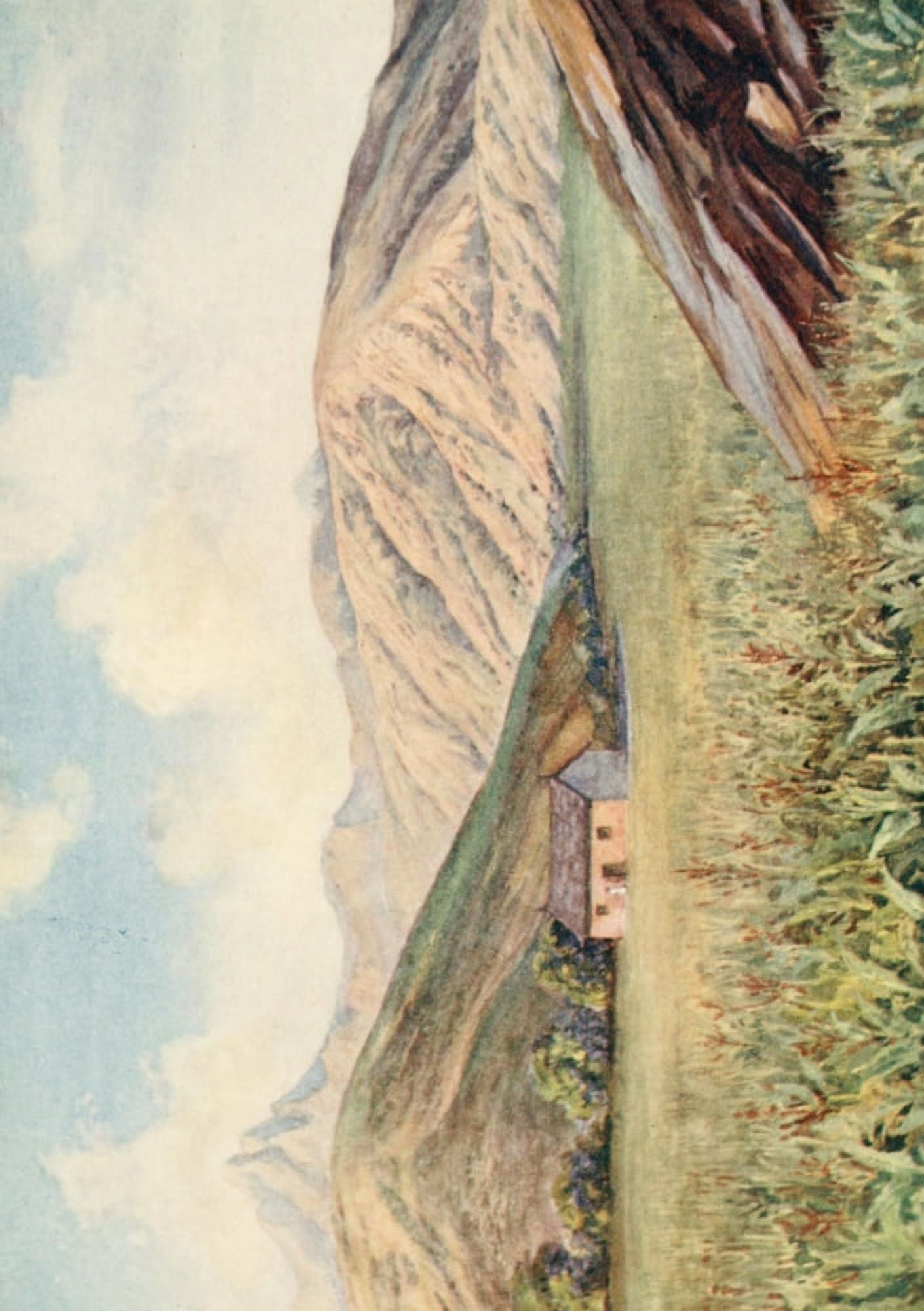 The Pass on the Road from Seoul to Peking Korea 1910 Canvas Art - Edward H Fitchew (24 x 36)