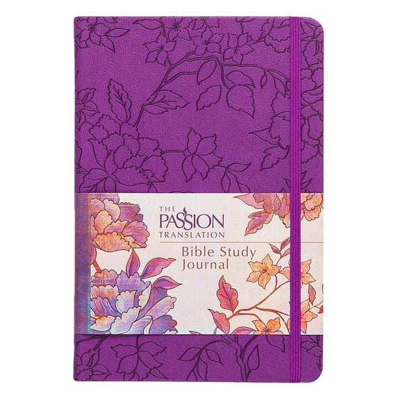 The Passion Translation Bible Study Journal, Peony, 160 Pages