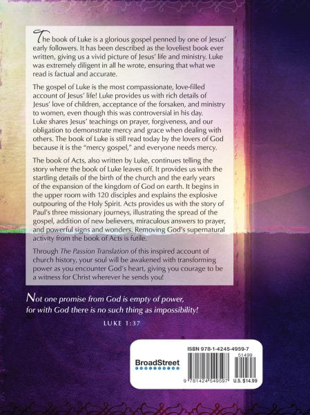 The Passion Translation: Luke and Acts : To the Lovers of God ...