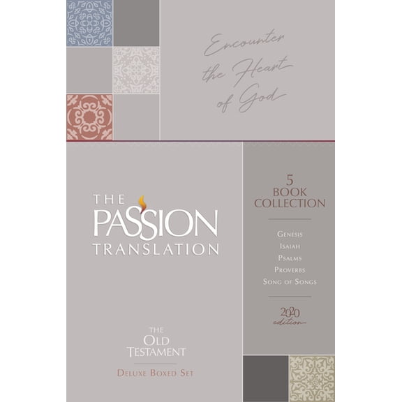 The Passion Translation: Old Testament 5 Book Collection (2020 Edition) : Deluxe Boxed Set (Paperback)