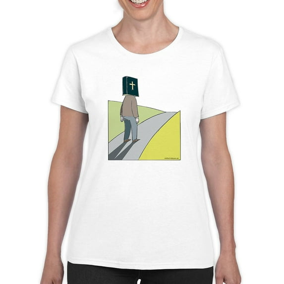 The Path Of Religion T-Shirt Women -Wilfred Hildonen Designs, Female Medium