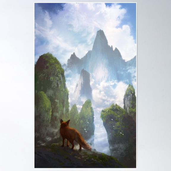 The Path Poster Wall Art, Modern Wall Decor For Living Room Bedroom, 12x18 UNFRAMED